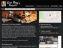 Tablet Screenshot of dogsbollockspub.com